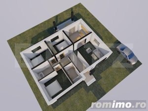 Casa individuala, 4 camere, 102 mp utili, 532 mp teren, Remetea Mare! - imagine 3