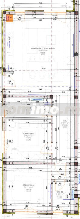 Duplex 3 camere, 83 mp utili, suprafata teren 300 mp, Giarmata-Vii - imagine 4