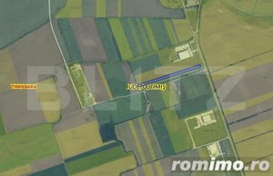 Teren extravilan agricol, 9716 mp, la DN69 Timisoara-Arad - imagine 2