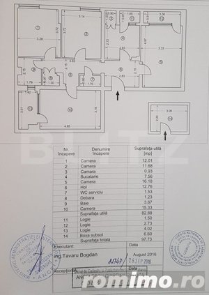 Apartament 4 camere, 3 balcoane inchise, zona Gara de Sud  - imagine 16