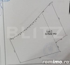 Teren intravilan, 522 mp, zona Arex, Grigore Antipa