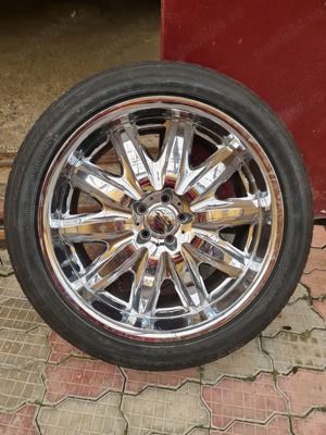 Vând jante nichelate/cromate 4 buc  - imagine 2