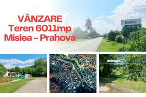 VANZARE teren intravilan 6011mp intre case Mislea Scorteni Prahova Telega Prahova utilitati gaz apa - imagine 5