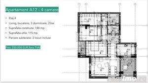 Apartament 4 Camere | Pipera | Rond Omv | 2 Locuri de parcare - imagine 17