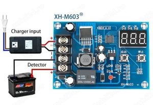 Regulator controller incarcare modul acumulatori 12-24V XH-M603