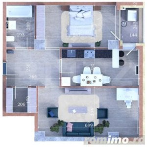 Apartament 3 camere, 75mp, Copou - imagine 2