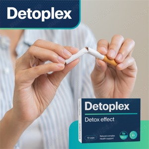 Detoplex   complex natural pentru susținerea organismului în renunțarea la fumat și alcool