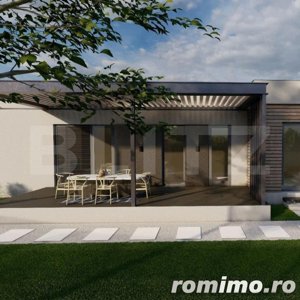 Casă nouă mediteraneană pasivă 3 camere, 105 mp utili, teren 630 mp, drum privat - imagine 9