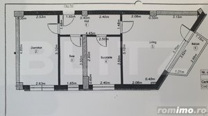 Apartament cu 2 camere, 57 mp, mobilat, complex Vivamus - imagine 14