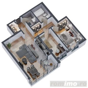 Apartament 3 camere, 82mp, Dacia - imagine 3