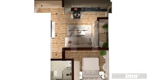 Apartament 2 camere, 43 mp + gradina 40 mp, in zona Lunca Cetatuii - imagine 9