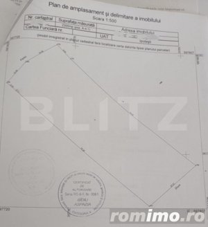 Teren intravilan , 2300 mp , front 19 ml , zona Tisauti - imagine 2