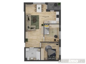 Apartament Nou FINISAT cu 3 camere de vanzare in Sibiu, Doamna Stanca - imagine 4