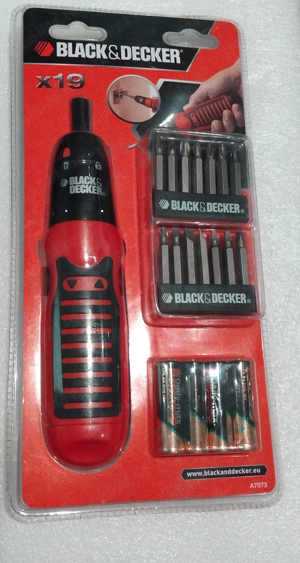 Vand Surubelnita Black+Decker A7073 4xAAA Pachet sigilat -produs nou