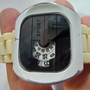 ceas quartz cu discuri rotative Deadman, funcțional - imagine 5