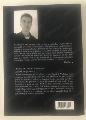 Vând roman Criptic de Radu Prodan - imagine 2