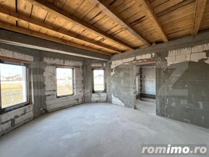 Casă semi-finisată P + M, 131 mp utili, teren 339 mp, Pielești, zona Magnolia - imagine 8