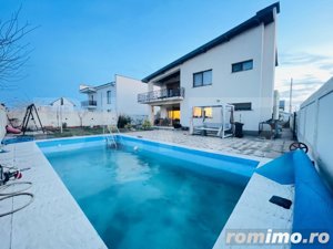 Casa cu piscina P+E, 5 camere, 570 mp teren, zona Ghercesti/Aeroport