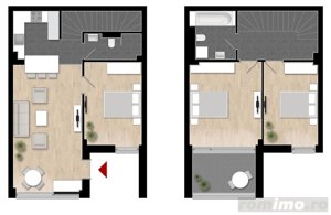 Apartament tip duplex 95 mp utili in Tunari - imagine 8