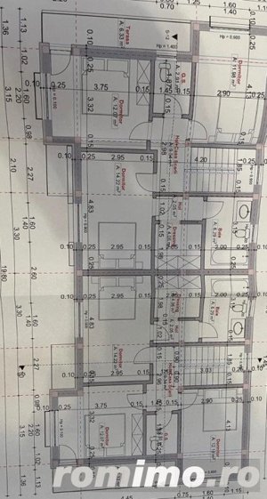 Duplex 4 camere, 143 mp, teren 300 mp, terasa, Tunari - imagine 15