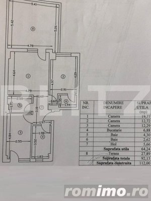 Apartament de 3 camere, lux, terasa de 28 mp, metrou Jiului! - imagine 5