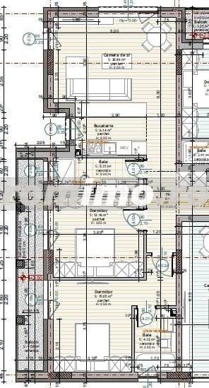 Apartament de 3 camere, 72,3 mp utili, Calea Moldovei, bloc nou