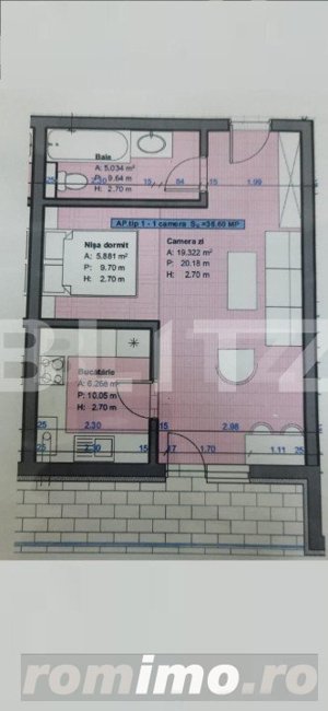 Apartament finisat, 37 mp! Zona strazii Urusagului! - imagine 10