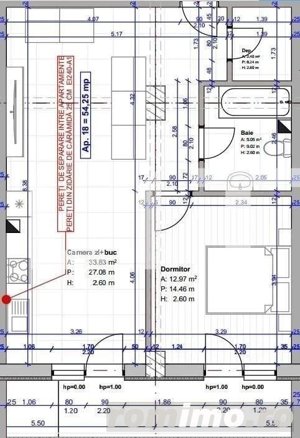 Exclusivitate Apartament 2 camere, 54 mp, zona Terra - imagine 3