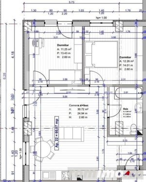 Exclusivitate, Apartament 3 cam, terasa 25 mp, parcare, bloc nou - imagine 2