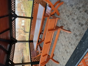 Mobilier gradina, usi lemn - imagine 3