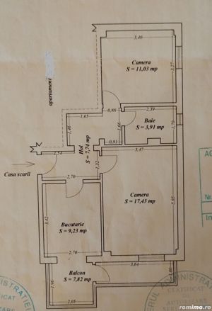 Apartament 2 camere vedere bilaterala Faleză Nord - imagine 4