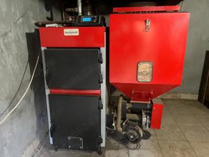 vand centrala peleti, lemne sau schimb cu masina