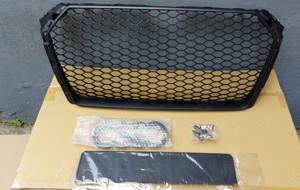 Grila Audi A4 B9 8W (2015-19) cu suport emblema - imagine 3