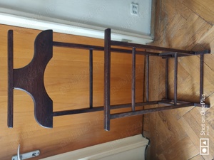 Suport haine dublu din lemn