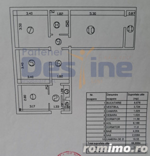 Apartament 3 camere DECOMANDAT, 72 MP , Panoramic, Zona ALEXANDRU CEL BUN - imagine 8