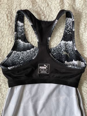 Maiou cu bustiera dama alb negru Puma Dry Cell sport - imagine 7