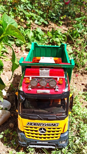 Camion Mercedes basculanta cu radiocomanda - imagine 2