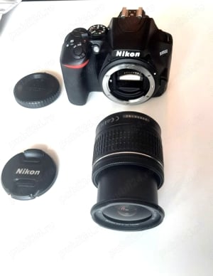Nikon D3500 + NIKKOR 18-55mm + card 16GB + Geanta