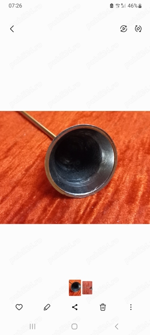 Mucarniță veche,  stingător de lumânări - imagine 3