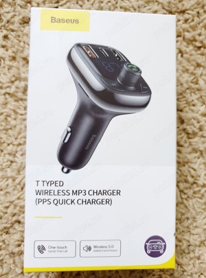 FM Transmiter Baseus S-13 Model T Quick Charge SD card mufa C si B - imagine 3