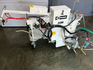 masina marcaje rutiere hoffman h8-1 cu autopropulsie - imagine 6