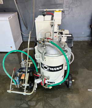 masina marcaje rutiere hoffman h8-1 cu autopropulsie - imagine 2