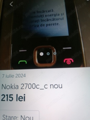 Nokia2700 c slide nou - imagine 3