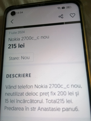 Nokia2700 c slide nou - imagine 5