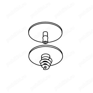 Set 8 cleme universale prindere covoare auto - imagine 2