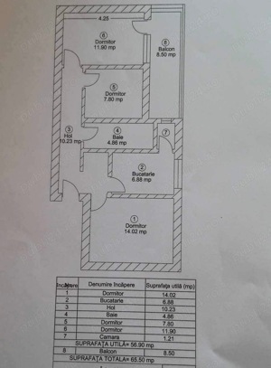 Apartament de vanzare cu 3 camere - imagine 10