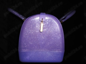 Geanta dama candy bag silicon lacat auriu Furla - imagine 3