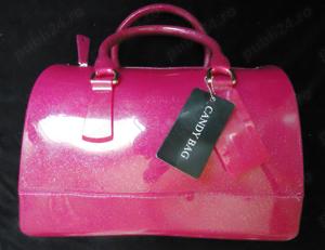 Geanta dama candy bag silicon lacat auriu Furla - imagine 2