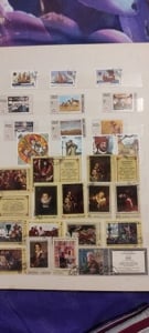 vând timbre filatelice 