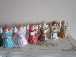 cadou rar Craciun Inger Clopotel x6 vintage portelan colectie Germania 1970